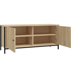 vidaXL Tv-meubel 102x35x45 cm bewerkt hout sonoma eikenkleurig