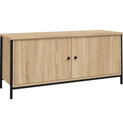 vidaXL Tv-meubel 102x35x45 cm bewerkt hout sonoma eikenkleurig