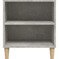 vidaXL Tv-meubel 102x44,5x50 cm bewerkt hout betongrijs