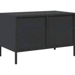 vidaXL Tv-meubel 68x39x43,5 cm koudgewalst staal zwart