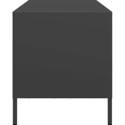vidaXL Tv-meubel 68x39x43,5 cm koudgewalst staal zwart