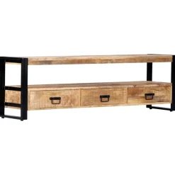 vidaXL Tv-meubel 150x30x45 cm massief mangohout