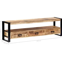 vidaXL Tv-meubel 150x30x45 cm massief mangohout