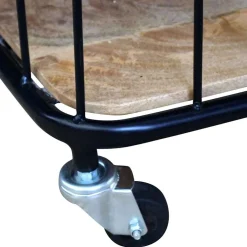 vidaXL Tv-meubel100x40x45 cm massief mangohout
