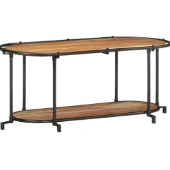 vidaXL Tv-meubel 100x42x40 cm massief acaciahout