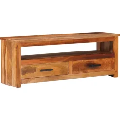 vidaXL Tv-meubel 118x30x40 cm massief hout