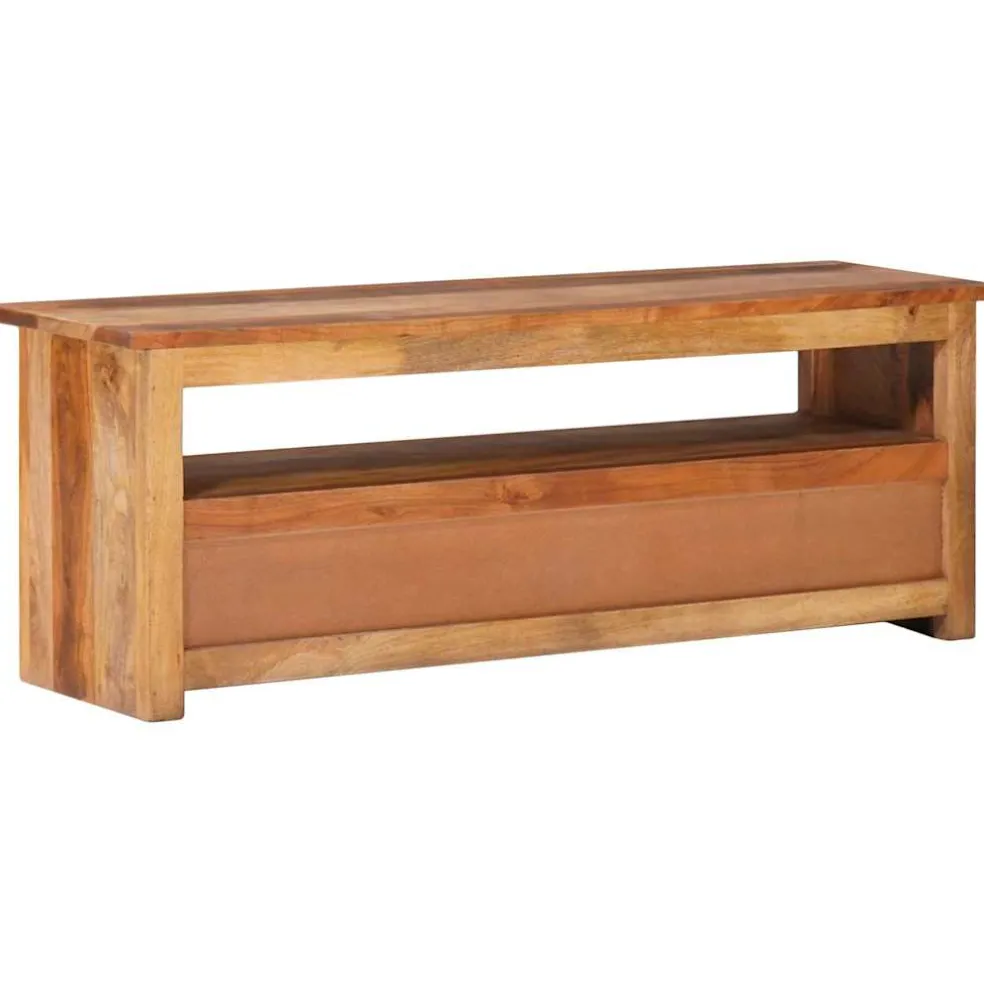 vidaXL Tv-meubel 118x30x40 cm massief hout
