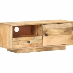 vidaXL Tv-meubel 90x30x35 cm massief mangohout