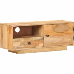 vidaXL Tv-meubel 90x30x35 cm massief mangohout