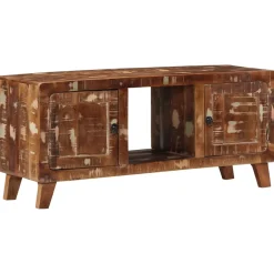 vidaXL Tv-meubel 105x46x32 cm massief gerecycled hout
