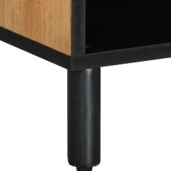 vidaXL Tv-meubel 100x33x46 cm massief mangohout bruin