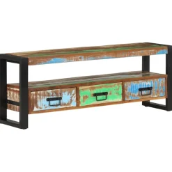 vidaXL Tv-meubel 120x30x45 cm massief gerecycled hout