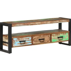 vidaXL Tv-meubel 120x30x45 cm massief gerecycled hout