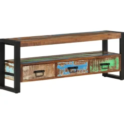 vidaXL Tv-meubel 120x30x45 cm massief gerecycled hout