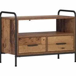 vidaXL Tv-meubel 67,5 x 33 x 50 cm Oud hout Bewerkt hout