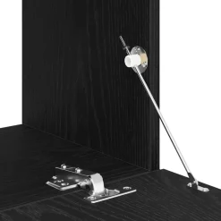 vidaXL Tv-meubel 120x30x30,5 cm spaanplaat zwart eikenkleurig