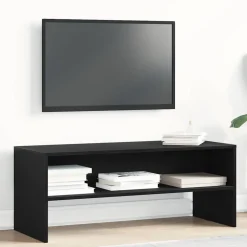 vidaXL Tv-meubel 100x40x40 cm spaanplaat zwart eikenkleurig