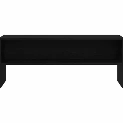vidaXL Tv-meubel 100x40x40 cm spaanplaat zwart eikenkleurig