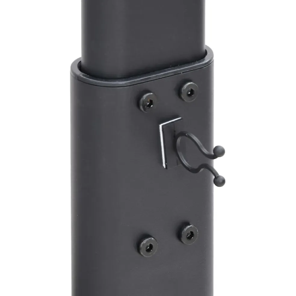 vidaXL Tv-standaard hoekmodel 1-laags voor 32-65 inch zwart