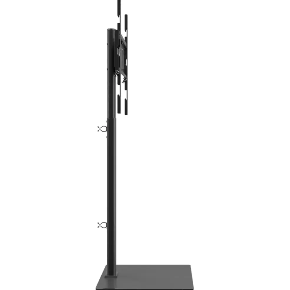 vidaXL Tv-standaard hoekmodel 1-laags voor 32-65 inch zwart