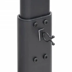 vidaXL Tv-standaard hoekmodel 3-laags voor 32-65 inch zwart