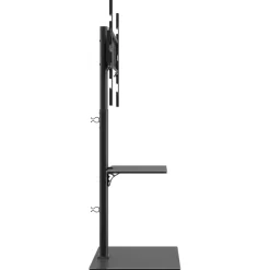 vidaXL Tv-standaard hoekmodel 2-laags voor 32-65 inch zwart