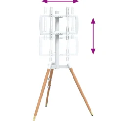 vidaXL Tv-statief 37-65 inch scherm 40 kg Max VESA 400x400 cm