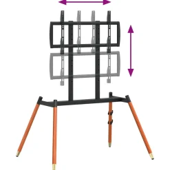 vidaXL Tv-statief voor 37-86 Inch Screen Max VESA 400x600mm 60 kg