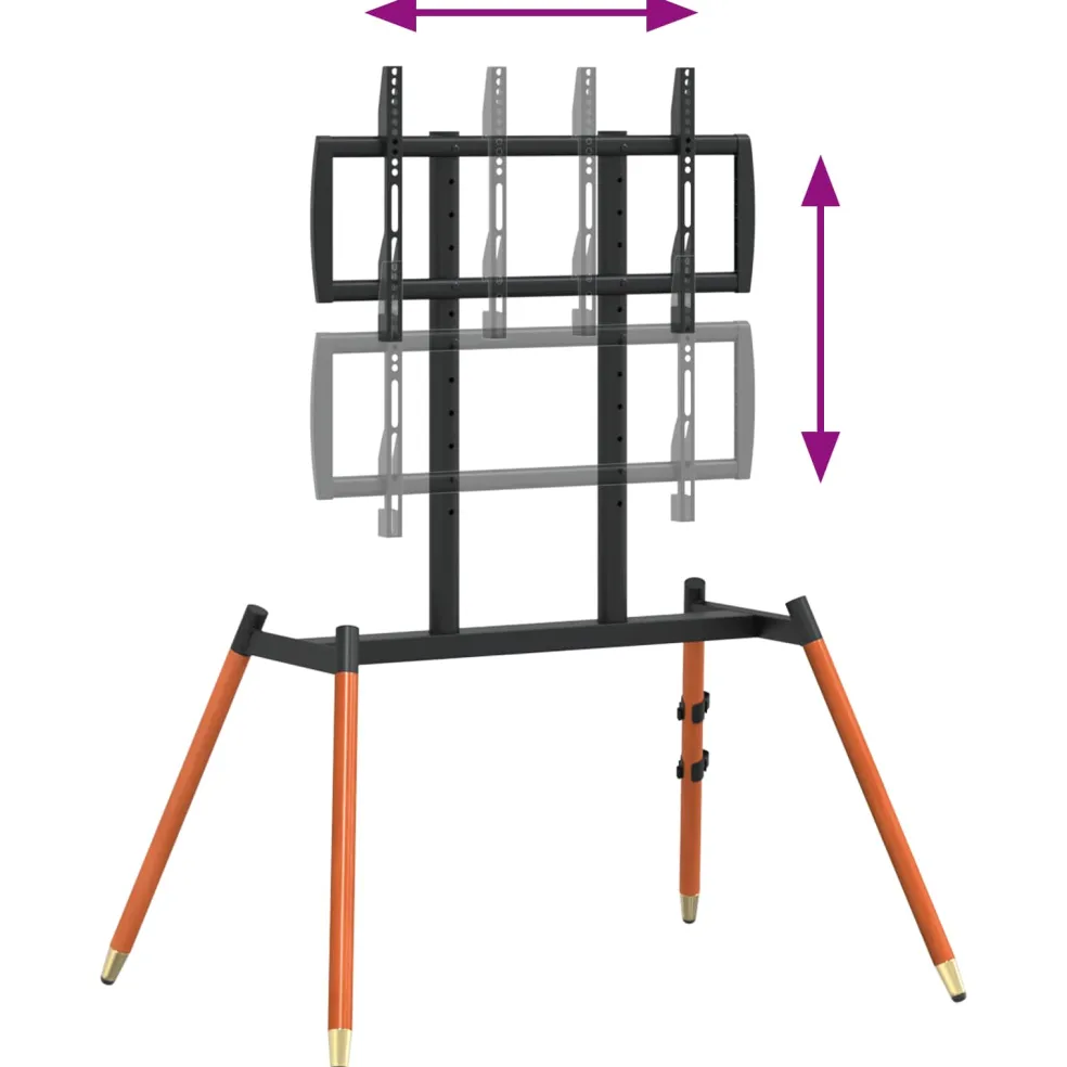 vidaXL Tv-statief voor 37-86 Inch Screen Max VESA 400x600mm 60 kg