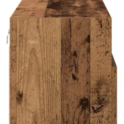 vidaXL TV Wandkast 100 x 30 x 30 cm Oud hout Bewerkt hout