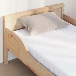 vidaXL Uitschuifbaar Schuimmatras 80 x 200 cm Wit