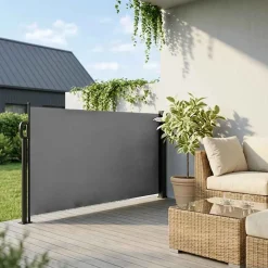 vidaXL Uitschuifbaar zijluifel antraciet 100x300 cm