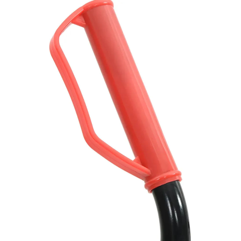 vidaXL Uitschuifbare handkar Zwart en Rood 57 x 46 x 113 cm Staal