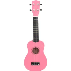 vidaXL Ukuleleset met tas voor kinderen sopraan 21'' roze