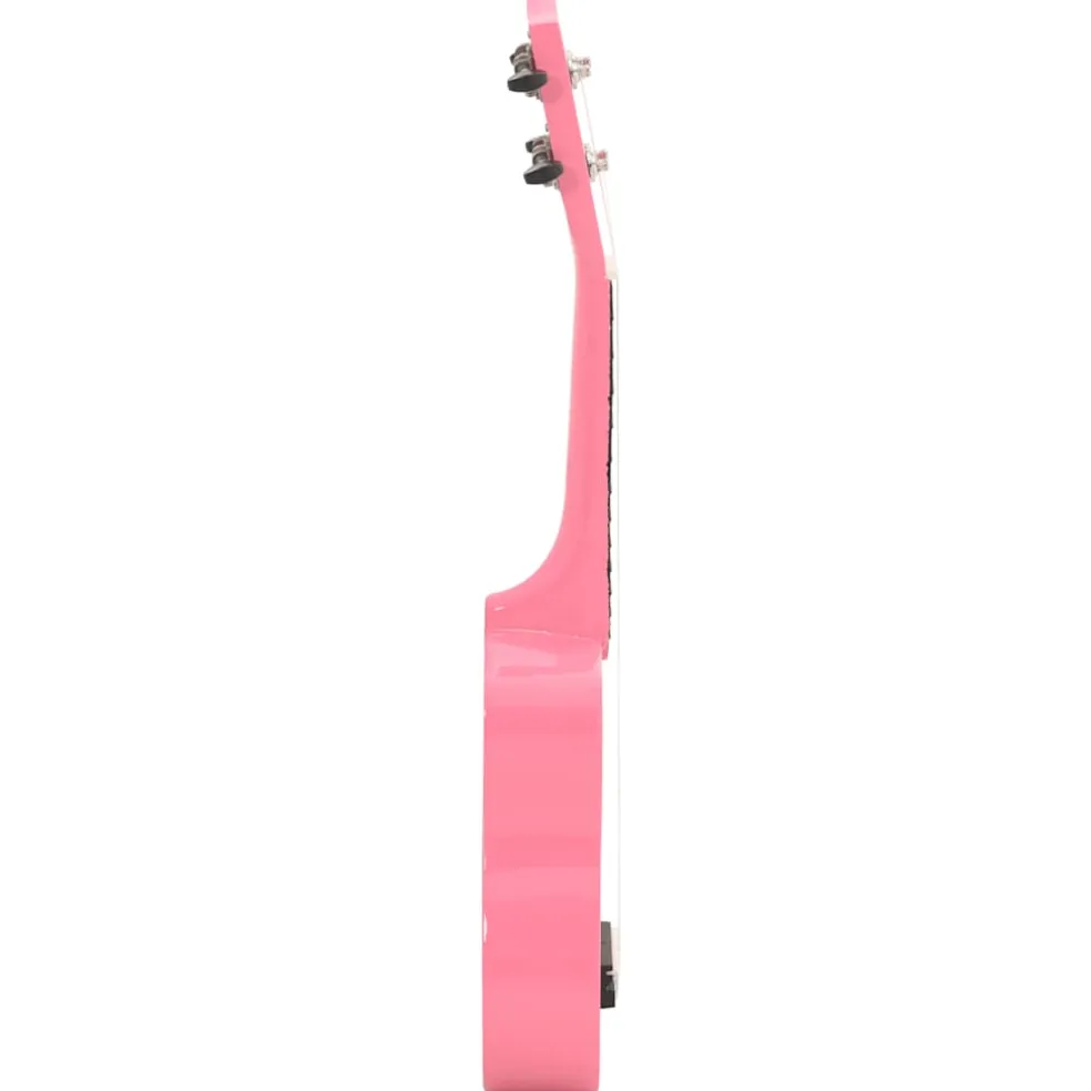 vidaXL Ukuleleset met tas voor kinderen sopraan 21'' roze