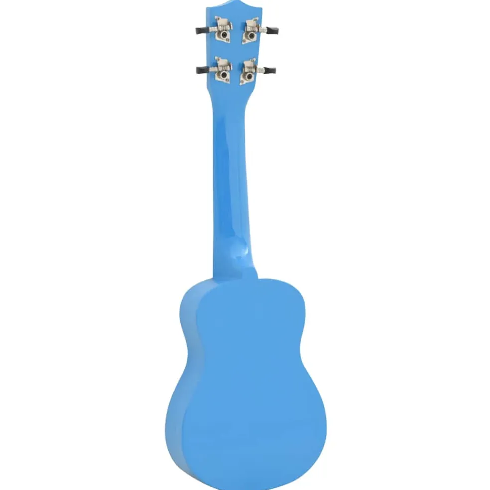 vidaXL Ukuleleset met tas voor kinderen sopraan 21'' blauw