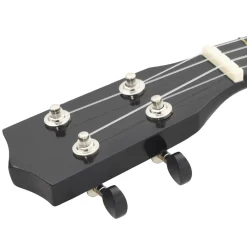 vidaXL Ukuleleset met tas voor kinderen sopraan 21'' zwart