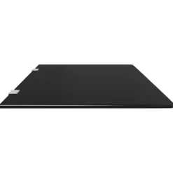 vidaXL Urinoirschot wandgemonteerd 90x40 cm gehard glas zwart