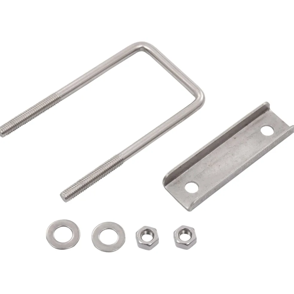 vidaXL U-verbinding voor hekpaal 25 sets 60x40 mm