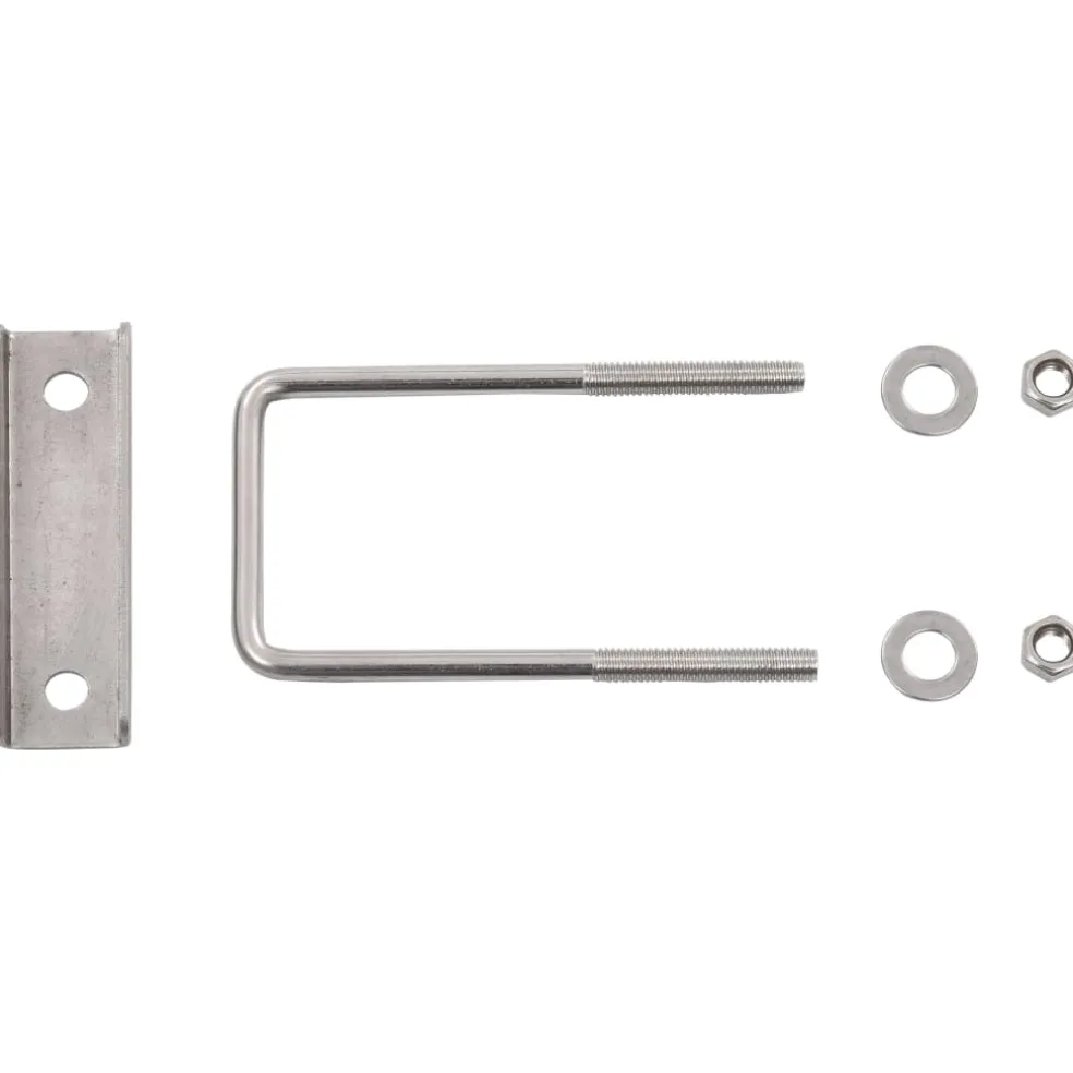 vidaXL U-verbinding voor hekpaal 25 sets 60x40 mm