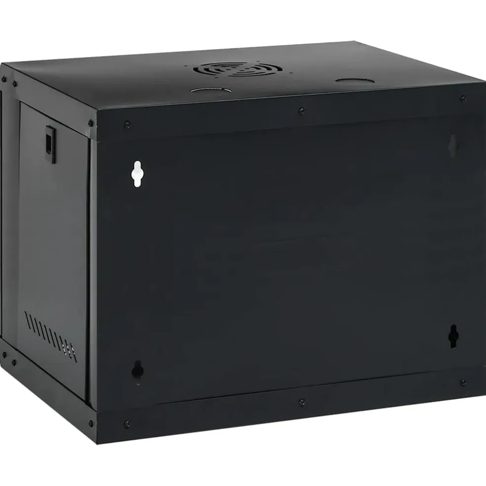 vidaXL 9U Wandgemonteerde Netwerkkast 19" IP20 53x40x45 cm