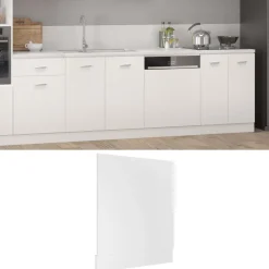 vidaXL Vaatwasserpaneel Lyon 59,5x3x67 cm bewerkt hout wit