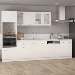 vidaXL Vaatwasserpaneel Lyon 59,5x3x67 cm bewerkt hout wit