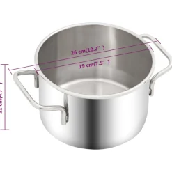 vidaXL Vacuümkamer 3,7 L roestvrij staal