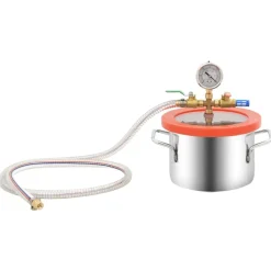 vidaXL Vacuümkamer met 2-traps pomp 3,7 L