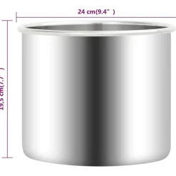 vidaXL Vacuümkamer met 1-traps pomp 7,4 L