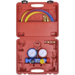 vidaXL Vacuümpomp 50 L/min met 4-voudige manometerset