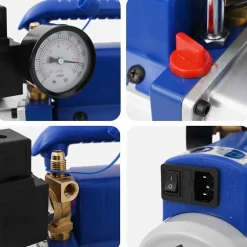 vidaXL Vacuümpomp 1-traps met compressor 71 L/ min