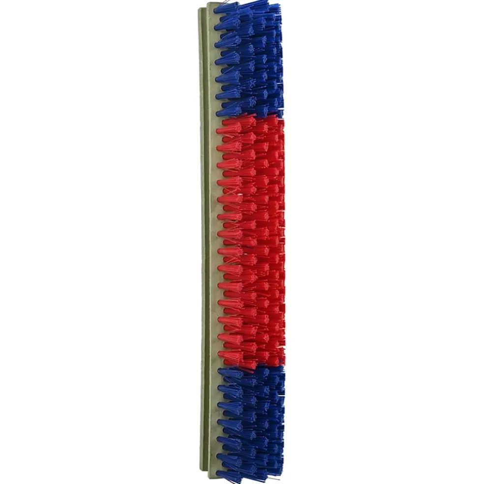 vidaXL Vee borstels Rood en blauw 50 x 17 x 9 cm PP