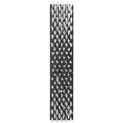 vidaXL Vee borstels Zwart en Wit 50 x 10 x 6,5 cm PP